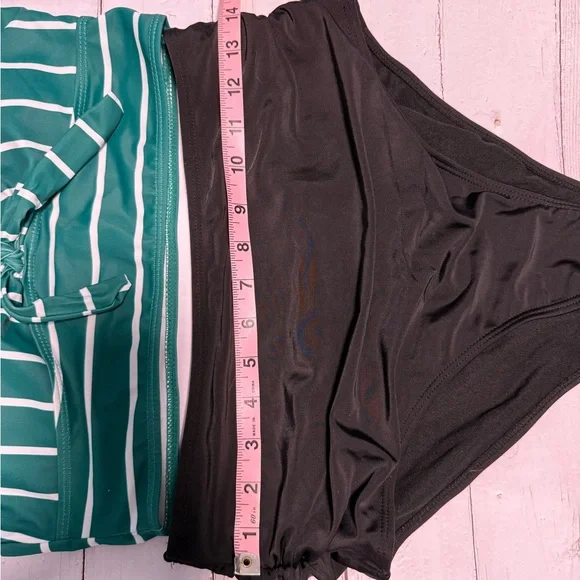 Dippin' Daisy's Green Striped Bikini Top - Picture 3 of 8